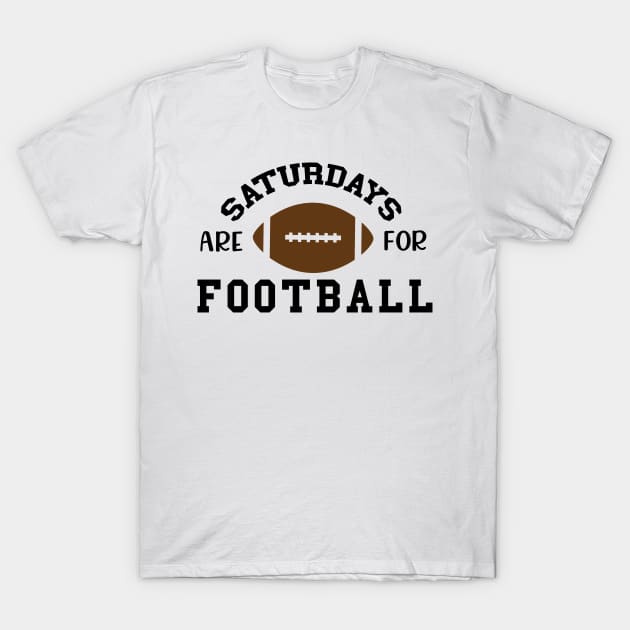 Saturdays are for football black T-Shirt by busines_night